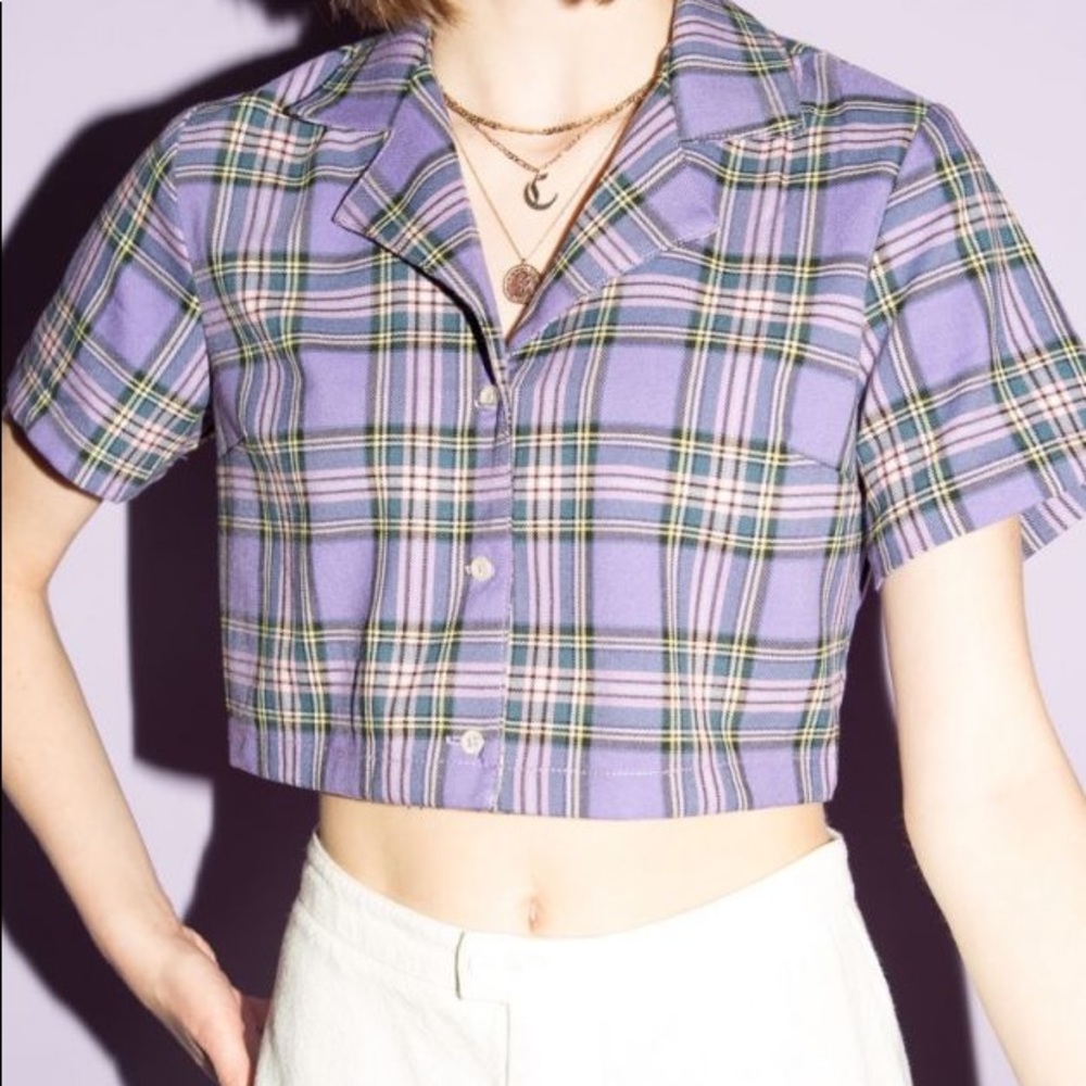 Purple Brandy Melville Vivian top (NWT)